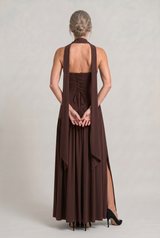 Women's Elegant Strapless Maxi Dress