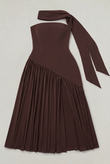 Women's Elegant Strapless Maxi Dress