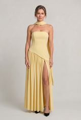 Women's Elegant Strapless Maxi Dress