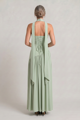Women's Elegant Strapless Maxi Dress