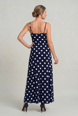 Women’s Polka Dot Cami Maxi Dress