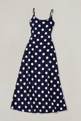 Women’s Polka Dot Cami Maxi Dress