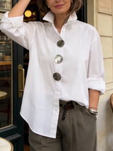 Valentina | Women’s Elegant High-Neck Blouse