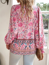Lunara | Floral Puff Sleeve Summer Top
