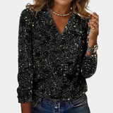 Luna | Elegant Glitter Going Out Top for Women