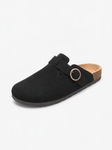 Men’s Comfort Slip-On Clogs – Suede Look Casual Style