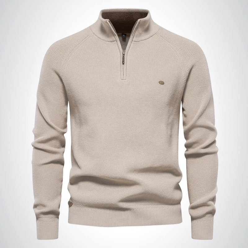 Harrington Half-Zip Knit Sweater