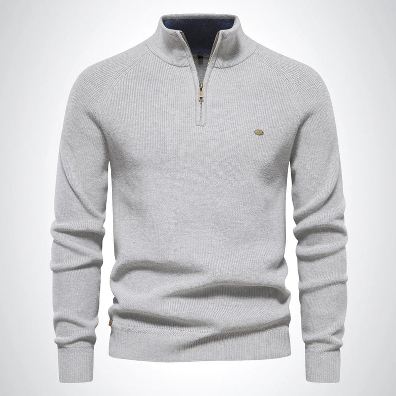 Harrington Half-Zip Knit Sweater