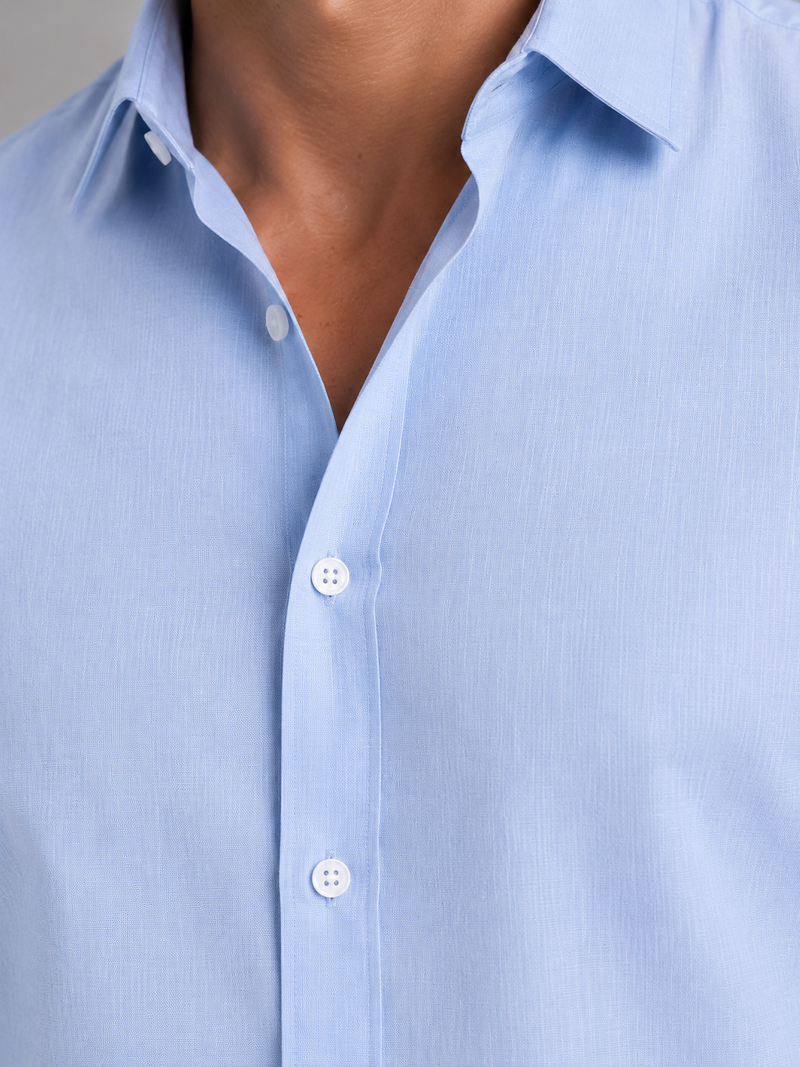 Men's Slim Fit Short Sleeve Shirt - Smart Casual Summer Style