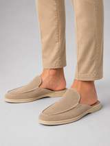 Men's Suede Mule Slip-On Loafers –  Smart Casual Comfort
