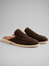 Men's Suede Mule Slip-On Loafers –  Smart Casual Comfort