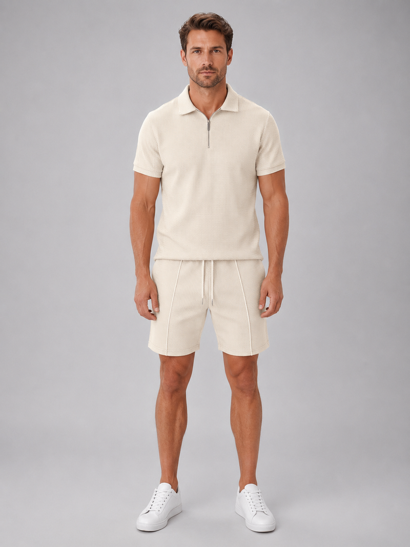 Men’s Summer Co-Ord Set - Polo & Shorts Set