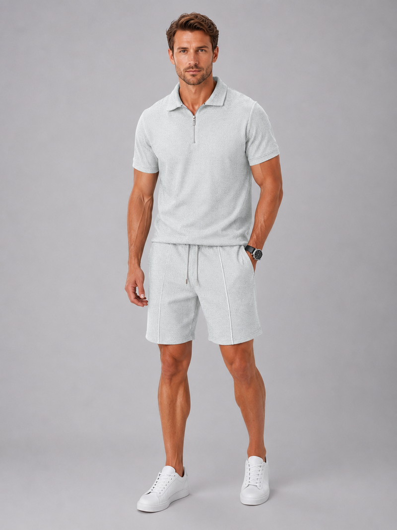 Men’s Summer Co-Ord Set - Polo & Shorts Set