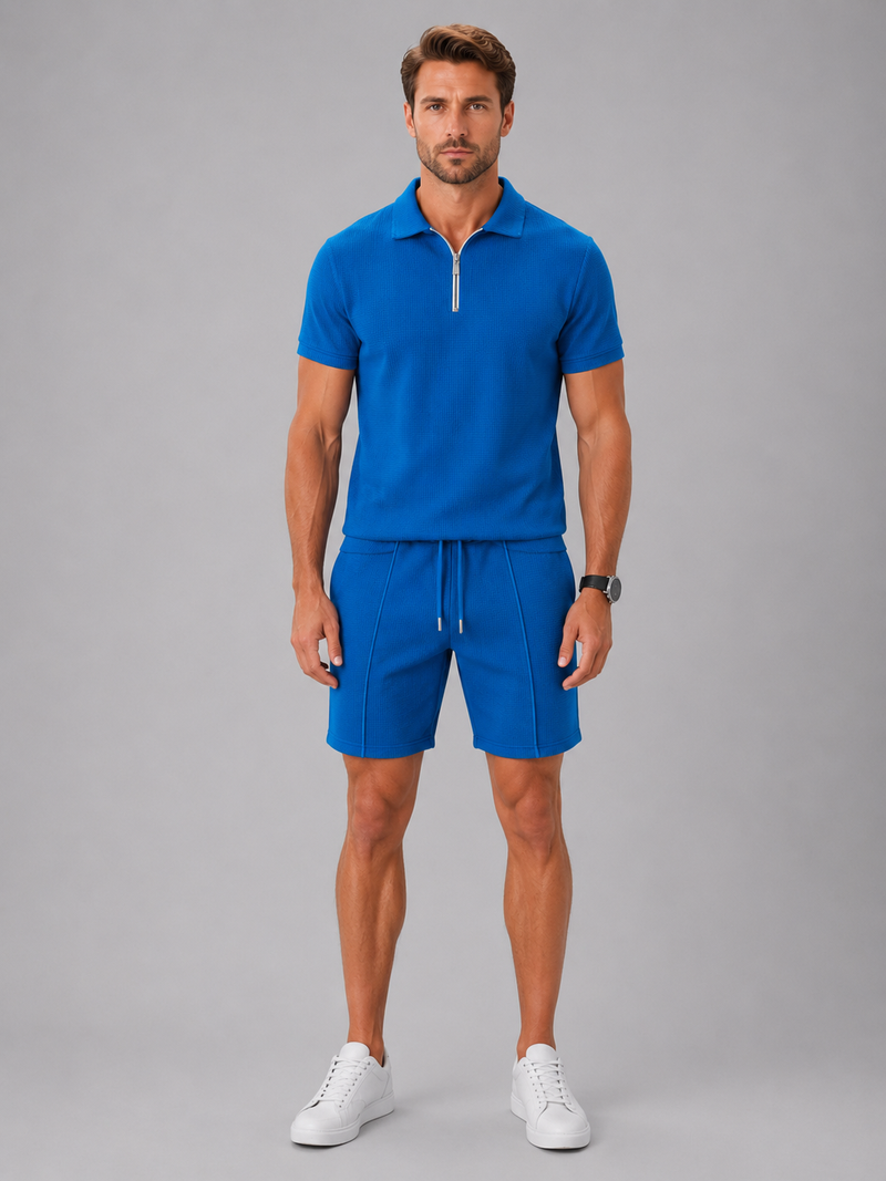 Men’s Summer Co-Ord Set - Polo & Shorts Set