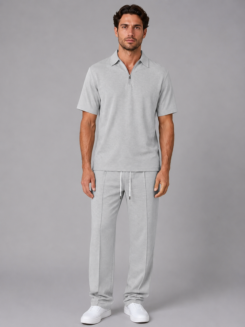 Leander Waffle Knit Set