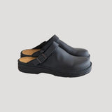 Men’s Comfort Clogs – Leather Look Slip-On Shoes