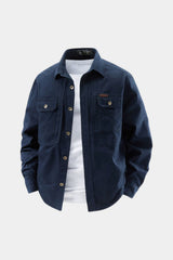 Wendell Shirt with Chest Pockets and Button Placket