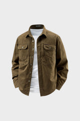 Wendell Shirt with Chest Pockets and Button Placket