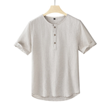 Horizon Henley Linen Shirt