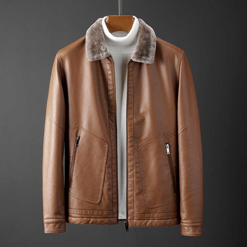 Falcon Shearling Collar Jacket