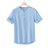 Horizon Henley Linen Shirt