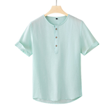 Horizon Henley Linen Shirt