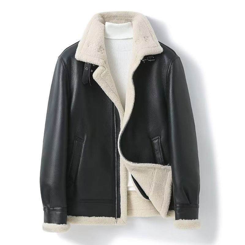 Aurell Shearling Aviator Jacket