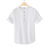 Horizon Henley Linen Shirt
