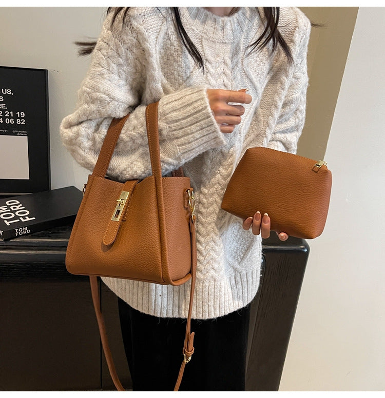 Women’s Leather Tote Bag - Everyday Crossbody