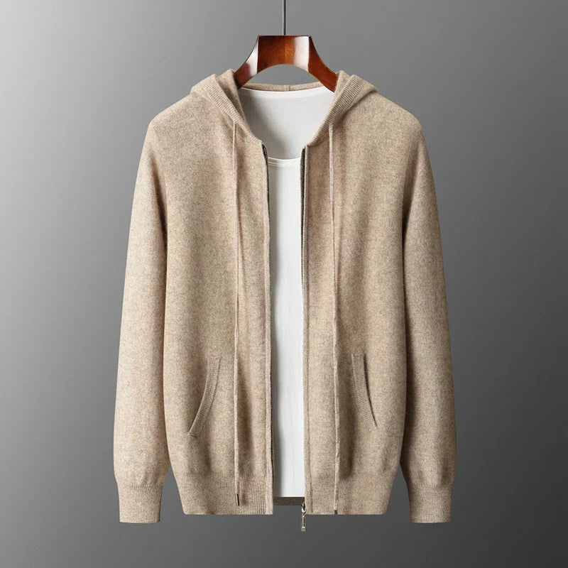 Harrow Cashmere Zip Hoodie