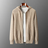 Harrow Cashmere Zip Hoodie