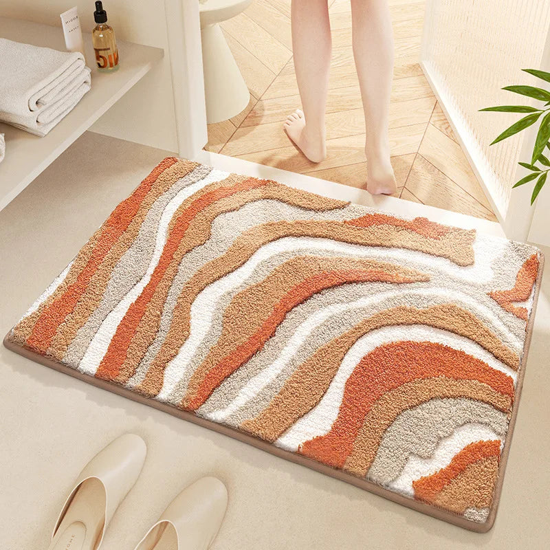 Reeve Wave Bath Rug