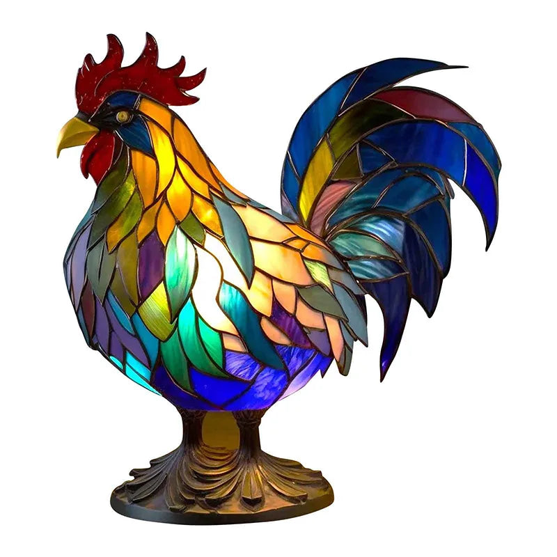 Stained Animal Lamp