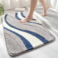Gray, Navy Blue, And White