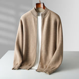 Olympus Cashmere Zip Cardigan