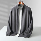 Olympus Cashmere Zip Cardigan