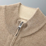 Olympus Cashmere Zip Cardigan
