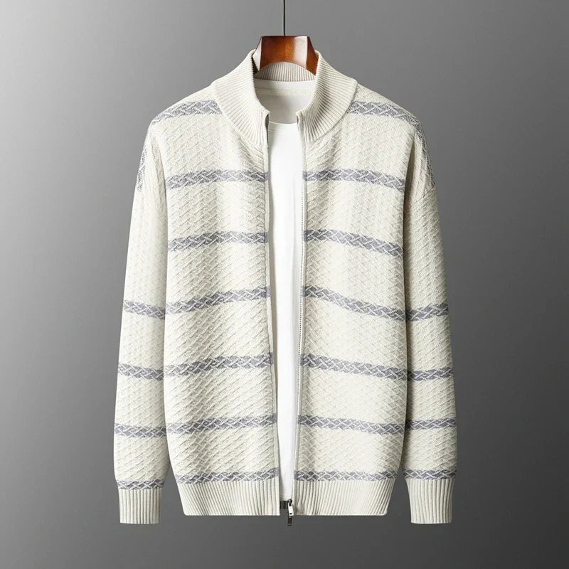 Westerdale Textured Zip Knit