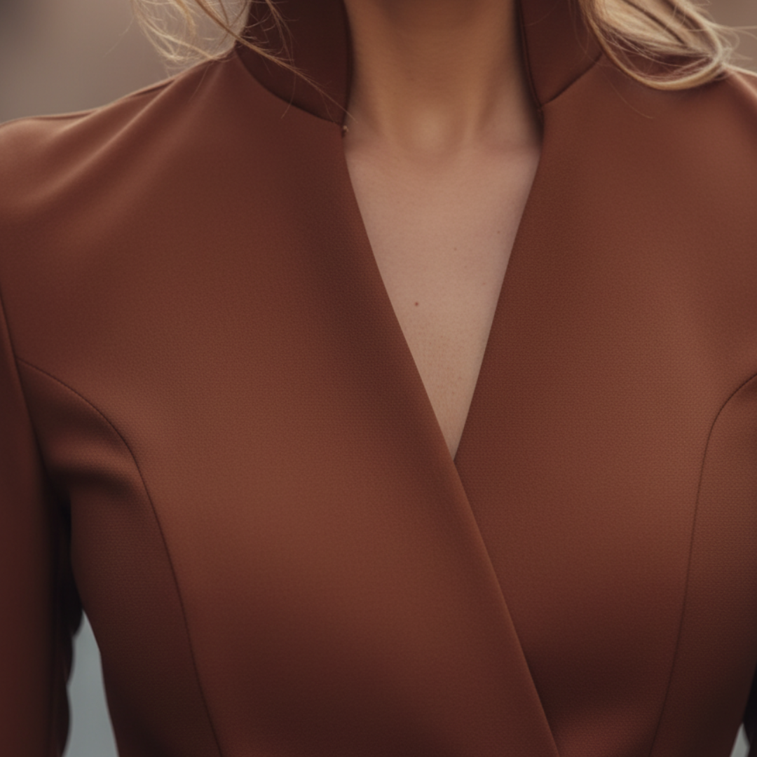 Zelda Belted Wrap Midi Dress