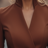 Zelda Belted Wrap Midi Dress