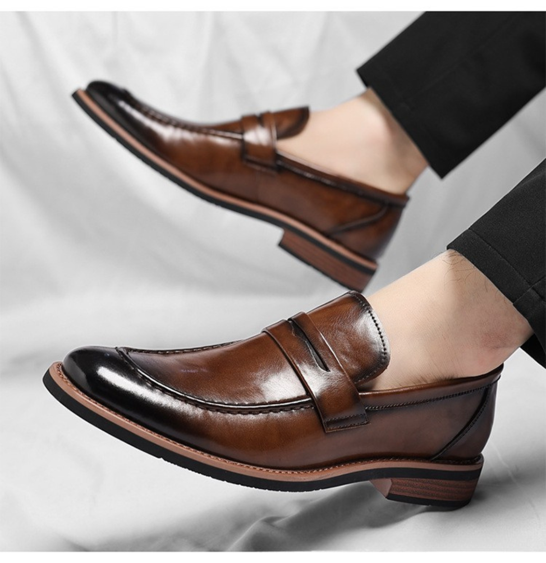 Waler Leather Slip-Ons