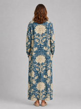 Women's Linen Look Midi Dress with Pockets – Flattering Relaxed Fit