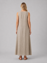 Women’s Sleeveless A-Line Maxi Dress – Relaxed Summer Elegance