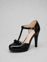 Women’s T-Bar Platform Heels – Elegant Comfortable Summer Shoes