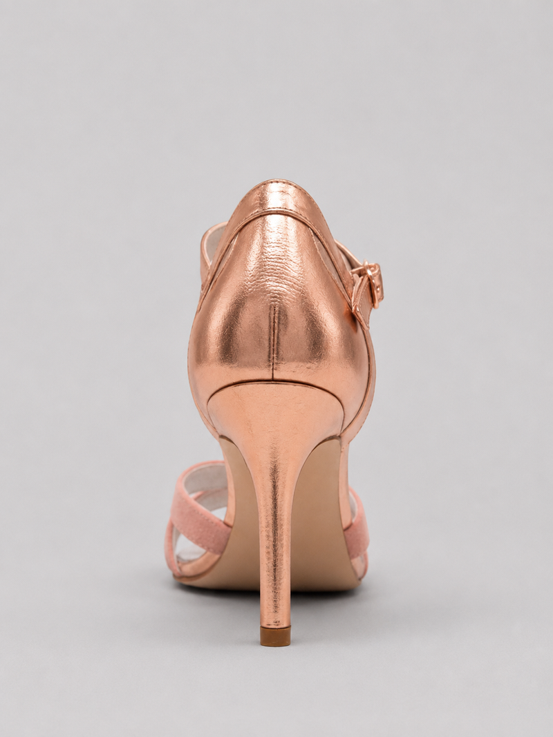 Women’s T-Strap Heels - Cushioned Mid Heel