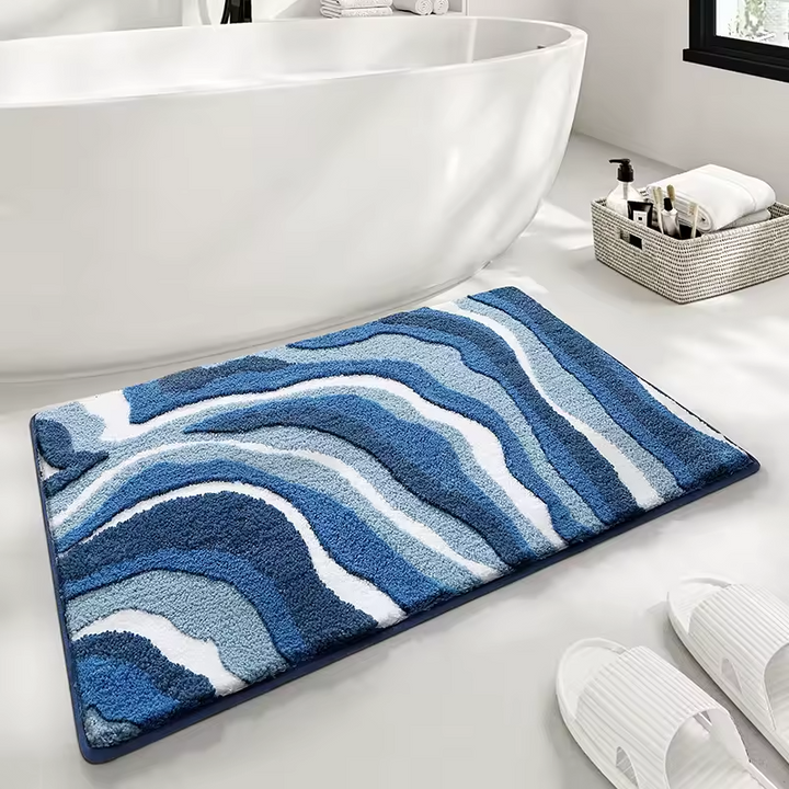 Reeve Wave Bath Rug