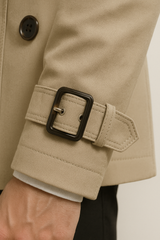 Men’s Belted Trench Coat – Classic Tailored Style