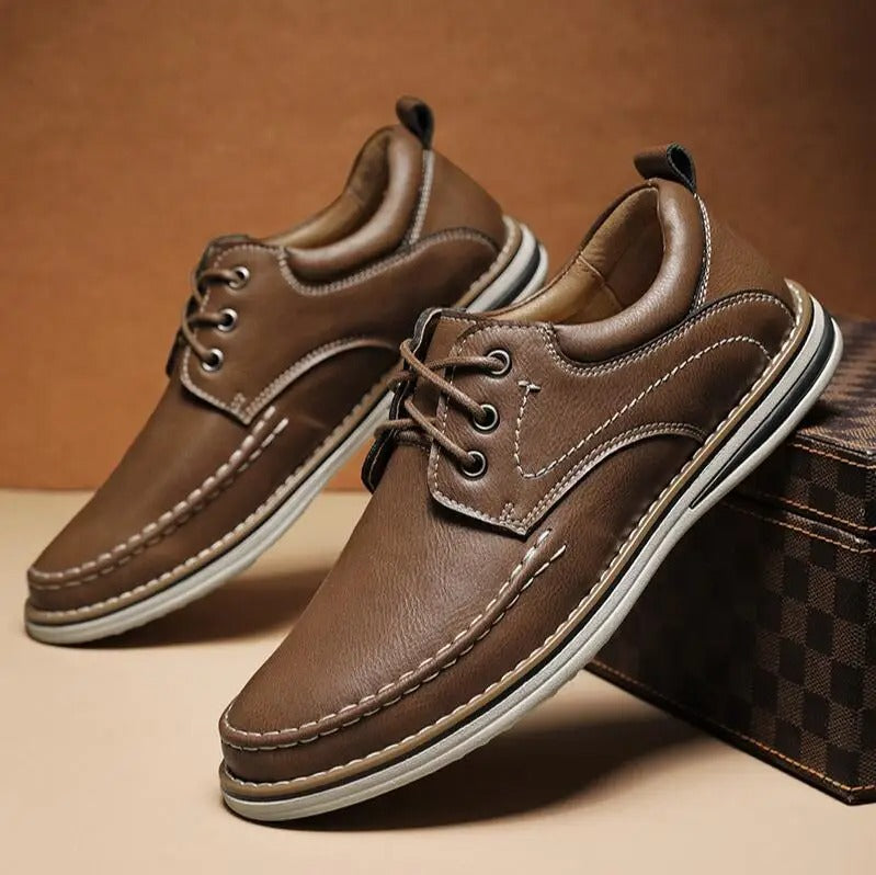 Monroe Leather Moc Oxfords