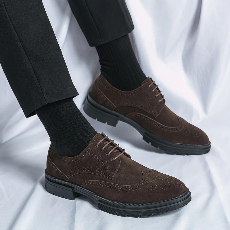 Kingsley Suede Brogue