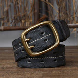 The Outrider Cowhide Belt